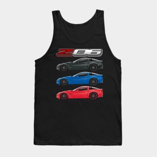 Sports Car Corvette C6 Tank Top